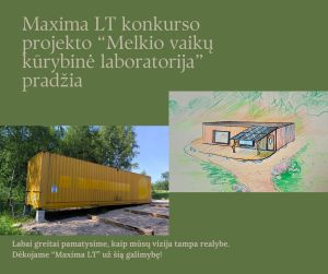 „Maxima“ konkurso vienas iš nugalėtojų – projektas „Melkio vaikų kūrybinė laboratorija“